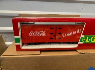 Lgb G Scale Coca Cola Limited Edition No4072 Corrugated Reefer Car