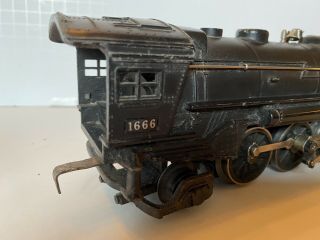 Lionel Postwar 1666 Prairie Type 2 - 6 - 2 Steam Engine & 2466wx Tender