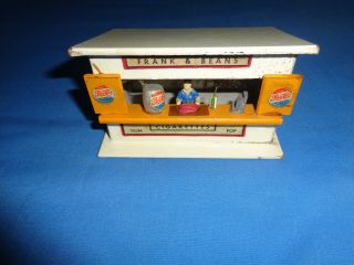 American Flyer By Mini - Craft Franks & Beans Stand 271 Whistle Stop Set.