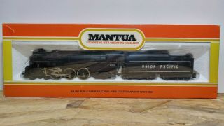 Mantua Ho Scale Steam Engine & Tender Union Pacific 4073 Kadee Cplrs Iob
