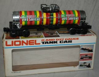 Lionel No.  6 - 9278 Life Savers Tank Car - O Gauge