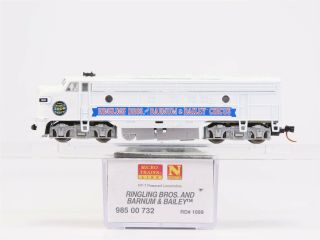N Scale Micro - Trains Mtl 98500732 Ringling Bros.  & Barnum & Bailey Fp7 Diesel