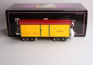 Mth 10 - 1125g Standard Gauge Ives Railway Circus Equipment Car 192c Ln/box