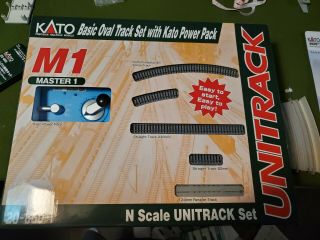 Kato N Scale M1 Basic Oval W/ Kato Power Pack 20 - 850 - 1