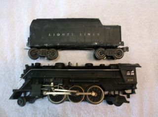 Lionel 1666 2 - 6 - 2 Steam Locomotive With 2466ws Tender