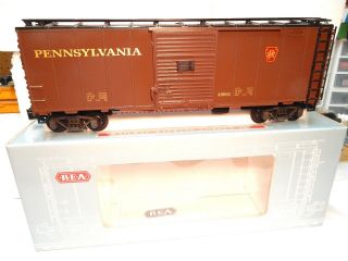 Rea Aristo - Craft Pennsylvania Brown Box Car - G Scale - - Box -