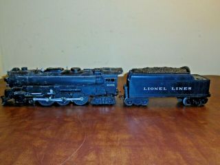 Vintage Lionel 2055 O 4 - 6 - 4 Hudson Steam Locomotive Engine W Lionel Lines Tender