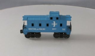 Lionel 6017 Vintage O Boston And Maine Light Blue Caboose