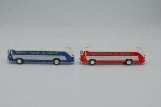 Apm American Precision Models Ho Scale (2) Motor Coach Buses
