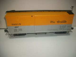 Lgb D&rgw Rio Grande 4067 Boxcar W/ Ph Hobbies Sound Installed Exc Cond