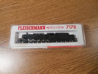 Fleischmann N Scale 7178 2 - 10 - 0 Steam Locomotive & Tender/box