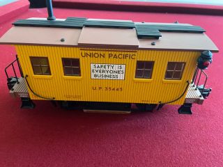 Aristo Craft Union Pacific Track Cleaning Caboose W/ Metal Wheels
