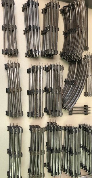 Large Lot‼️ Lionel Tubular Track Traditional O Gauge 72 Straight 21 Curved 5 Spc