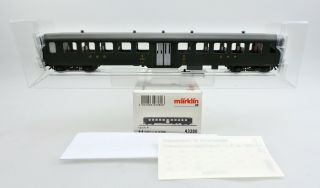 Marklin Ho Scale 43380 Sbb 2nd Class Passenger Car B 6124