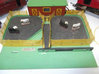 American Flyer 771 S Scale Stockyard,  animals and 2 X Car Plus 2 cars 2