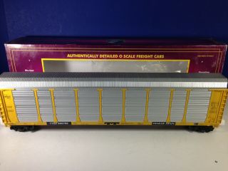 Mth Premier O Scale Milwaukee Road Corrugated Auto Carrier 20 - 98466