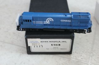 Mark Models N Scale U33b Ns0136 Blue Conrail