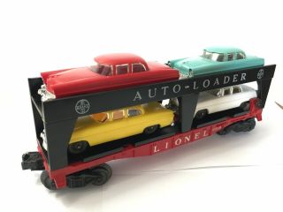 Lionel | 6414 | Auto - Loader | With Four Different Colored Automobiles