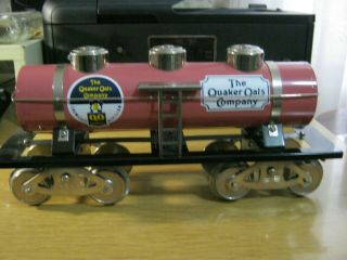 Mccoy Standard Gauge Train Quaker Oats 3 Dome Tanker 283