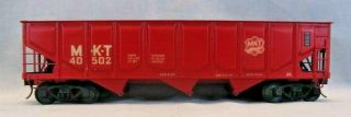 U.  S.  Hobbies 2 - Rail Brass O Gauge 3 - Bay Panel Side Hopper - Red Mkt 40502