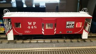 Lionel O Scale Western Pacific Bay Window Caboose With Smoke.  448