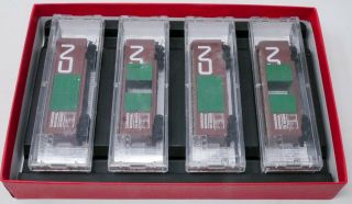 MTL Micro - Trains 993 00 059 N Scale 4 Car Runner Pack Set Canadian National CN 2