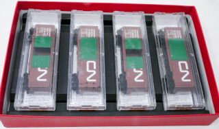MTL Micro - Trains 993 00 059 N Scale 4 Car Runner Pack Set Canadian National CN 3