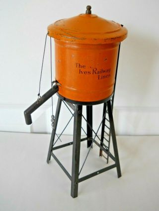 Ives No.  89 Water Tower O Gauge Finish Displays Well
