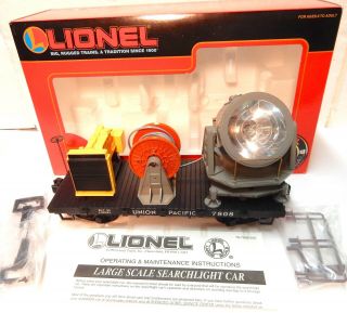 Lionel Large Scale Union Pacific Operating Searchlight Car - Run Some,  Looks