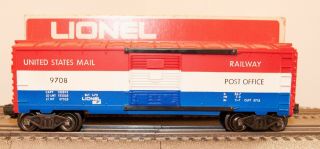 Lionel 9708 Post Office Car - Upgraded with Die Cast Trucks and Duual Metal Door G 2