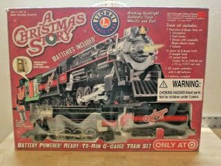 Lionel A Christmas Story G - Gauge Train Set Battery Powered Rc Remote 7 - 11177