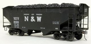 Imp 2 - Bay Hopper With Load - Norfolk & Western 36222 - O Scale,  2 - Rail Brass