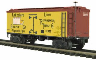 MTH 20 - 94309 Lakeshire Cheese Co.  37 ' Reefer Car LN/Box 2