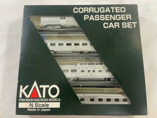 Kato N Scale - 106 - 1603 Corrugated Passenger Car (set B)