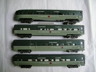 American Flyer Ho Northern Pacific Passenger Cars,  540,  541,  542,  543,  Look