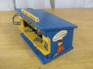 S gauge American Flyer Mini Craft News Paper Company Stand (Blue) 2