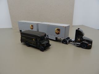 Tonkin Norscot Ups Delivery Trucks Ho Scale 1/87 Scale