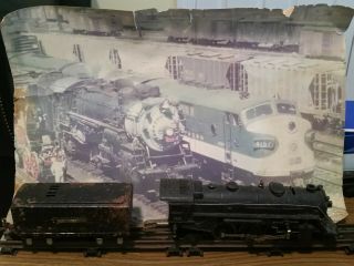 Lionel O - Gauge 1666 2 - 6 - 2 Locomotive With 2689 Tender,  No Whistle