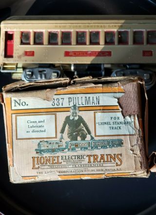 Lionel Pre - War Standard Gauge No.  337 Pullman Car