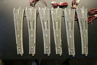 N Scale Track Kato 6 Switch 3 Pair Right And Left