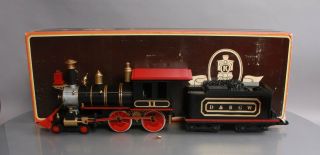 Kalamazoo G Scale D&rgw 4 - 4 - 0 Steam Locomotive & Tender 11/box