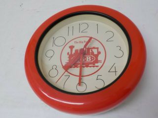 Vintage Lgb " The Big Train " Red Wall Clock 7 "