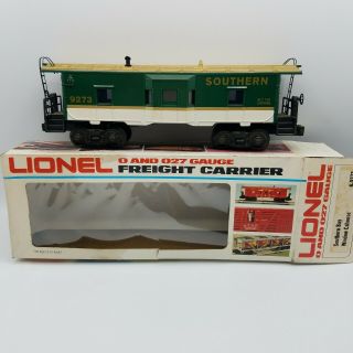 Lionel Southern Bay Window Caboose Freight Carrier 6 - 9273 Illuminated O27