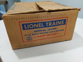Lionel Trains Outfit No 2201ws Box Only