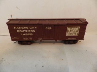 Ho Early Rail Kansas City Southern Boxcar,  Scratch Built