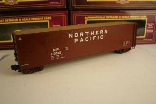 O Scale 20 - 97502 Mth Northern Pacific Np Wood Chip Hopper 119743 W/ Load