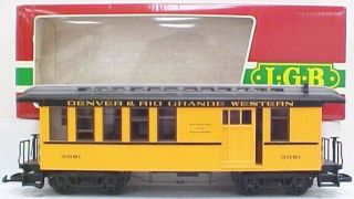Lgb 3081 Denver & Rio Grande Western Combo Passenger/baggage Car Ln/box