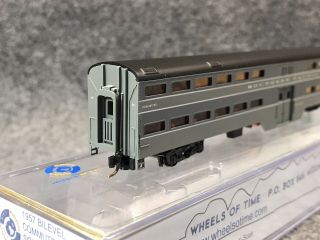 Wheels Of Time N Southern Pacific 1957 Bi - Level Commute Coach Two - Tone 3716