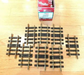 8 LGB Lehmann G Scale Straight Brown Track 1015 0 with Box Germany 3