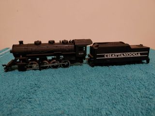 Tyco Chattanooga Ho Steam Train Locomotive Engine & Tender 638